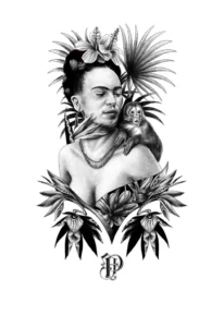 © Misspetra - Tattoo OHM MWiptattoo, Portraits, histoire de l’art, classique, art nouveau.